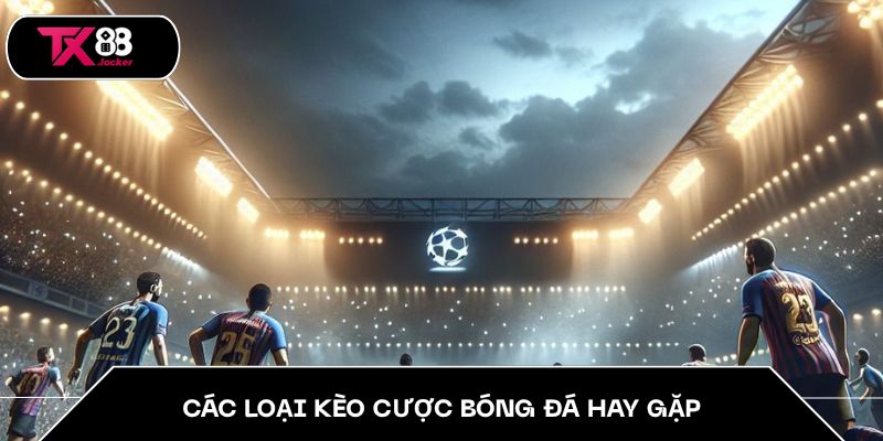 Các loại kèo cược bóng đá hay gặp
