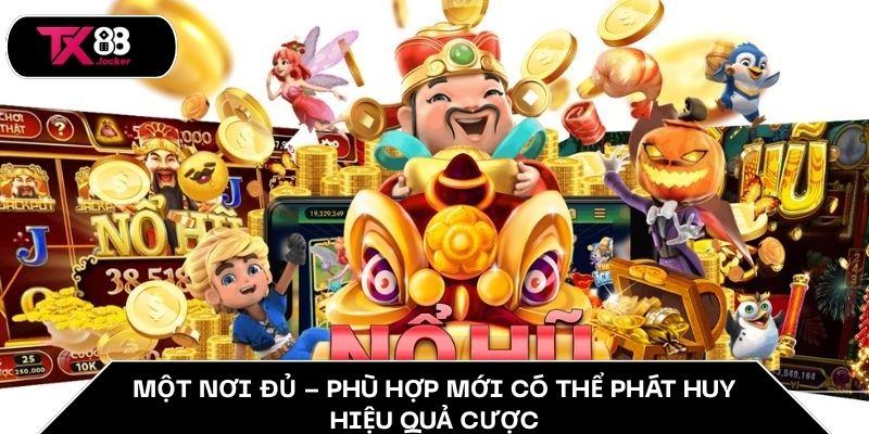 Một nơi đủ - phù hợp mới có thể phát huy hiệu quả cược