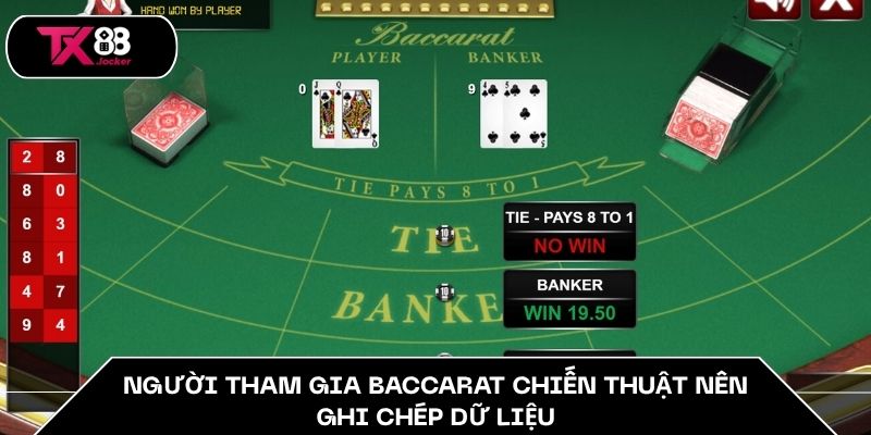 Baccarat Chiến Thuật - Top 5+ Bí Quyết Làm Chủ Cuộc Chơi 5 Người tham gia baccarat chiến thuật nên ghi chép dữ liệu